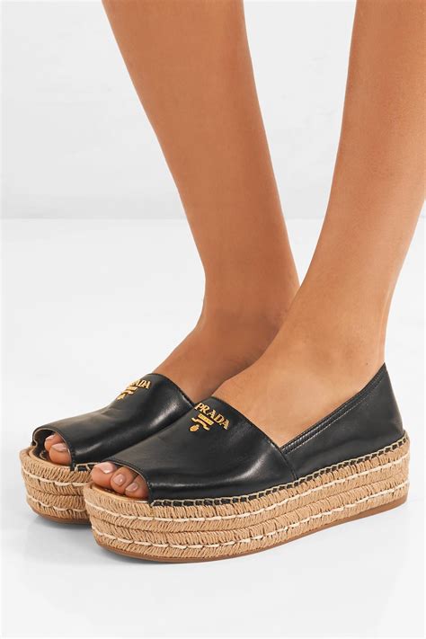 prada espadrilles platform